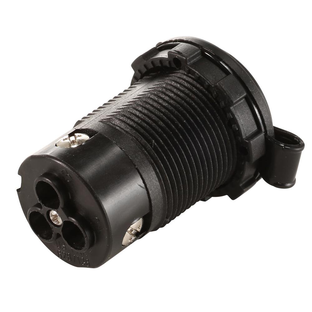 90100004 Trolling Motor Receptacle MediumDuty for 12 24 & 36 Volt