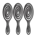 thumbnail image 1 of Paddle Hair Brush, 3 Pcs Anti Static Hair Smoothing Comb Black  for Daily Life, 1 of 7