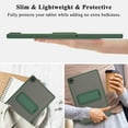 thumbnail image 5 of Dteck Slim Case for Samsung Galaxy Tab S10 FE 2025/ S9 FE 5G 10.9 Inch/ S9 11 Inch 2023  with Kickstand, Shockproof Cover with Frosted Back Shell, Green, 5 of 6