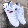 thumbnail image 2 of Zapatillas de deporte para Hombre, zapatos planos blancos de lujo para primavera y otoño, calzado deportivo informal para exteriores, calzado ligero para caminar, Tenis para Hombres 2024, 2 of 4