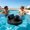 Black, variant on NIUBWJL Floating Drink For Pool Non Inflatable EVA Foam Tray With Phone Slot Cup Holders Heavy Duty Refreshment Caddy For Swimming Pool Beach Party