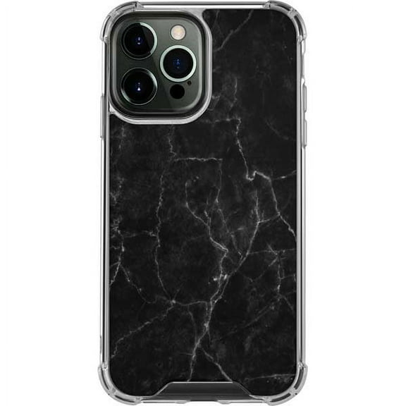 Skinit Black Marble iPhone 14 Pro Max Clear Case