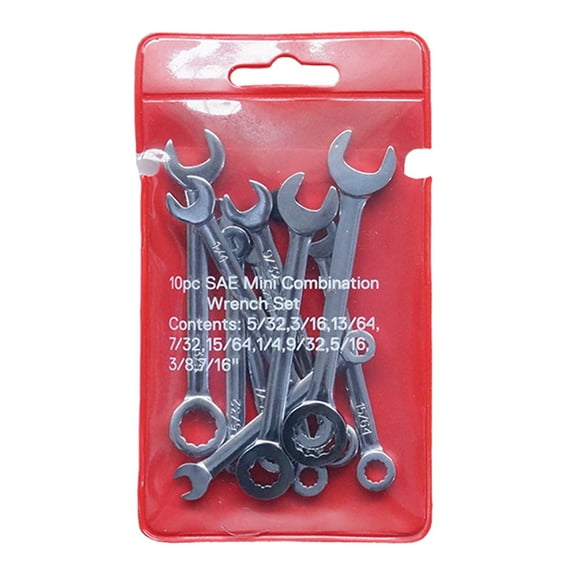 10Pcs Mini Spanners Model Mini Small Combination Wrench Tools Set 4-11mm