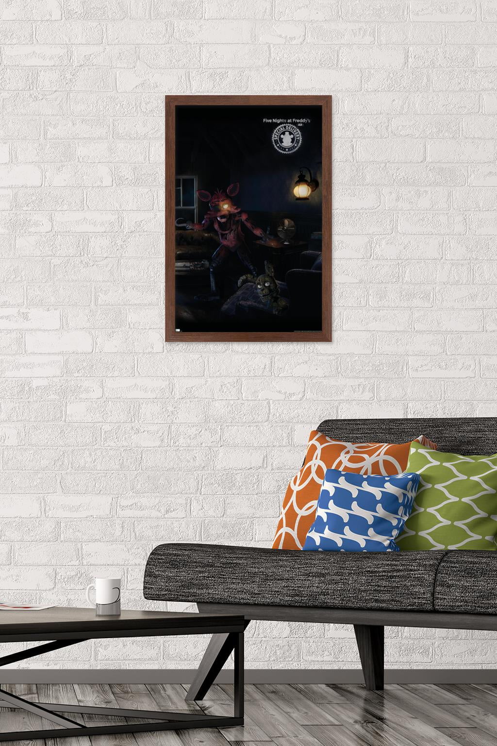 Five Nights at Freddy's: Special Delivery - Triptych 3 Wall Poster, 14.725" x 22.375", Framed