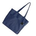 thumbnail image 3 of La bolsa de asas del ordenador portátil, calidad de la bolsa de asas del estudiante del bolso de la lona de las mujeres del color sólido del bolso de la lona usted puede confiar, 3 of 12