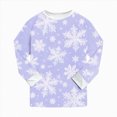 thumbnail image 5 of sdbrld Girls Christmas Pajamas PJS Set Sleepwear Long Sleeve Jammies for Kids Nightwear Loungewear Sizes 5-6 Years, 5 of 9