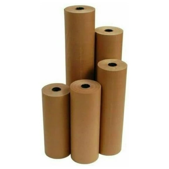 24" 40 lbs 900' Brown Paper Roll Shipping Wrapping Cushioning Void Fill