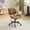 Vintage Rustic, variant on VINGLI Wide Curved Seat&Back Armless Home Office Chair,Ergoromic Adjustable-Height Desk Chair,Swivel&Tilting Function,Stylish Walnut Task Chair for Meeing Room,Dining Room,PU,Khaki