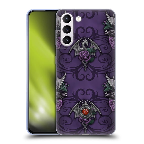 Head Case Designs Officially Licensed Anne Stokes Dragons 3 Pattern Soft Gel Case Compatible with Samsung Galaxy S21+ 5G