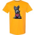 thumbnail image 3 of Inktastic Scottie Dog in Plaid T-Shirt, 3 of 5