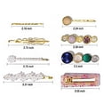thumbnail image 5 of Dicasser 16Pcs Pearl Hair Clips - Fashion Pearls Hair Barrettes Sweet Artificial Macaron Acrylic Resin Barrettes Hairpins for Women,Ladies and Girls Headwear Styling Tools Hair Accessories, 5 of 5