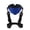 Blue, variant on Gumesh Wine Glass Insulator/Drink Holder/Neoprene Sleeve with Adjustable Neck Strap For Wine Walk (Red)