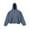 Blue, variant on KeShDi Oversized Hoodies Men Baggy Hooded Sweatshirts Men Solid Long Sleeve Fleece Short Width Double Layer West Streetwear Hoodie Sweatshirts White 3X