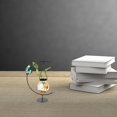 thumbnail image 4 of PENGXIANG Wrought Iron Geometric Hydroponic Glass Semi-circular Arc-vase Decoration, 4 of 6