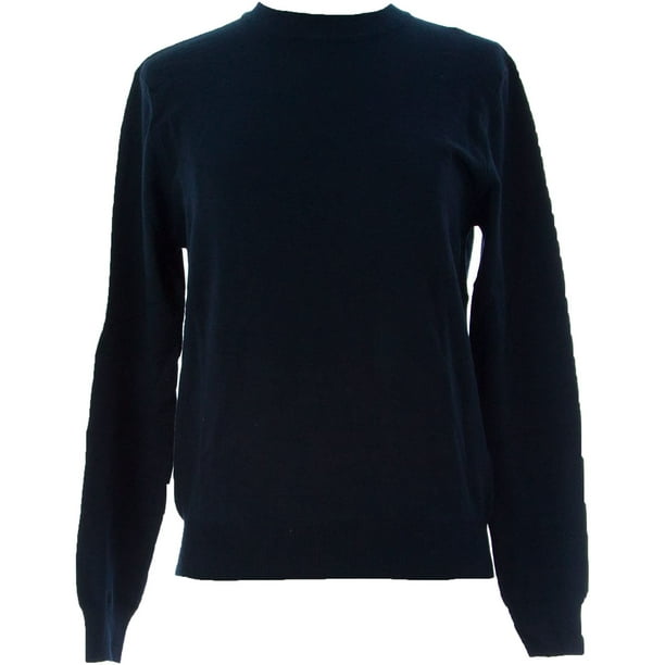 Navy blue sweater walmart sale