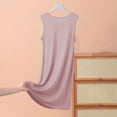 thumbnail image 4 of Admvng Nightgowns for Women Sleeveless Skirt Summer Thin Loose Dress Casual Solid Color Home Nightgown XL-5XL, 4 of 4