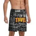 thumbnail image 5 of KLL Travel for Men's 1-Pack Shorts,Sleep Pajama Shorts for Men Soft Pj Shorts Men's Pajama Bottoms Sleepwear -XX-Large, 5 of 7