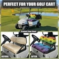 thumbnail image 5 of POLERO Breathable Universal Seat Covers for Ezgo Club Car Seats Golf Cart Rainbow Dog Paws Print Golf Front and Back Seat Cushion Cover Fit Like a Glove, 5 of 8