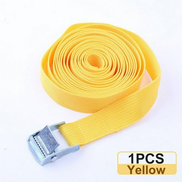 2M Lashing Strap W/ Buckle Nylon Quick Release fr Cargo Tie Down Luggage Bag