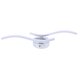 thumbnail image 2 of Luz colgante Irfora 2 ramas L-ED Luz ondulada Luz de techo de aluminio blanco cálido 12W para lámpara de decoración de sala de estar de dormitorio Irfora Luz colgante, 2 of 7