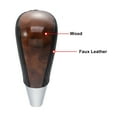 thumbnail image 3 of Unique Bargains Car Auto Automatic Gear Stick Shift Knob for Toyota RAV4 Camry Corolla Black Brown Wood Grain, 3 of 8