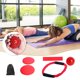 thumbnail image 2 of Tensor de junta tórica para ejercicios de yoga, correa elástica de seis piezas para ejercicio de yoga, pilates, verde, 2 of 5