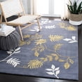 thumbnail image 2 of SAFAVIEH Soho Mable Floral Area Rug, Dark Grey, 3'6" x 5'6", 2 of 10