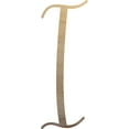 thumbnail image 1 of Unfinshed Wooden Craft Letter I, Blank Wood 22'' Tall Alphabet A-Z Letter, Buttey Honey Font, 1 of 3