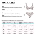 thumbnail image 4 of Kdxio Beautiful Rabbit1 Print Women's 2 Piece High Waisted Wrap Spaghetti Strap Summer Swimsuit Bikini Set-, 4 of 7