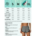 thumbnail image 2 of Alove Women's Solid High Rise Swim Shorts Athletic Board Shorts Bathing Suit Bottoms, 2 of 6