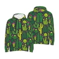 thumbnail image 6 of Bingfone Cactus 1 Men's Drawstring Hoodie Long Sleeve Pocket Sweatshirts-3X-Large, 6 of 6