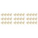 thumbnail image 1 of 36 Piezas Anillo de Servilleta de Oro Simple Mariposa Pajarita Servilleta Hebilla Hotel Restaurante Anillo de Tela de Boca Anillo de Servilleta de Metal, 1 of 5