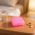 thumbnail image 5 of Pill Organizer 4 Compartment Pink Portable for Travel and Daily Use, 5 of 7