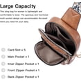 thumbnail image 3 of Large Sling Bag Crossbody Bags for Women Fanny Packs Cross Body with Adjustable Strap, 3 of 8