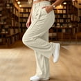 thumbnail image 7 of JOANKDMI Corduroy Wide Leg Pants for Women High Waisted Pleated Trousers with Pockets Vintage Loose Fit Casual Fall Slacks Dress Pants for Work Office Everyday Wear, 7 of 7