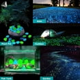 thumbnail image 5 of PULLIMORE 300 Pcs Fish Tank Luminous Rocks Glow in the Dark Luminous Gravel Stones for Garden Walkways Landscaping Decor (Purple), 5 of 6