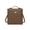 Coffee Brown, variant on Textured PU Boxy Convertible Backpack, Removable Strap Crossbody Purse for Women, Off-white