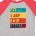thumbnail image 4 of Inktastic Swimming Eat Sleep Swim Repeat Boys or Girls Toddler T-Shirt, 4 of 5