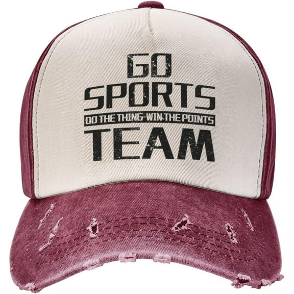 Go Sports Baseball Caps Go Sports Do The Thing Win The Points Summer Hats for Men Cute Baseball Hats