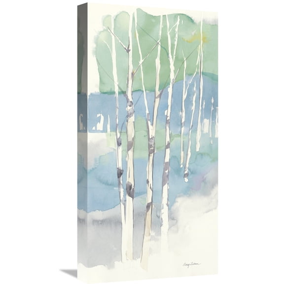 Global Gallery Avery Tillmon 'Aspens Panel II v.2' Canvas Wall Art
