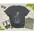 thumbnail image 4 of Cute Cuddly Rabbit Pet Animal Hand Dawn Rabbit Silhouette Shirt T-Shirt Bunny Lover Gift T Shirt for Men Women Kids Boys Kids Graphic Tshirt, 4 of 8