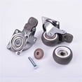 thumbnail image 4 of 1/1.25/1.5/2 Inch Furniture Casters Wheels Rubber Swivel Castor Trolley Rubber Caster With Brake ,Easy to Use, 4 of 4