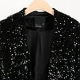 thumbnail image 4 of Wdgfv Womens Sequin Jackets Open Front Blazer Jacket Casual Long Sleeve Sparkly Cardigan Coat with Pocket, 4 of 5