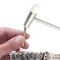 thumbnail image 3 of Lefu Small Hammer Repair Tool DIY Metal Rubber Hammer Double Head for Repair Watch, 3 of 9