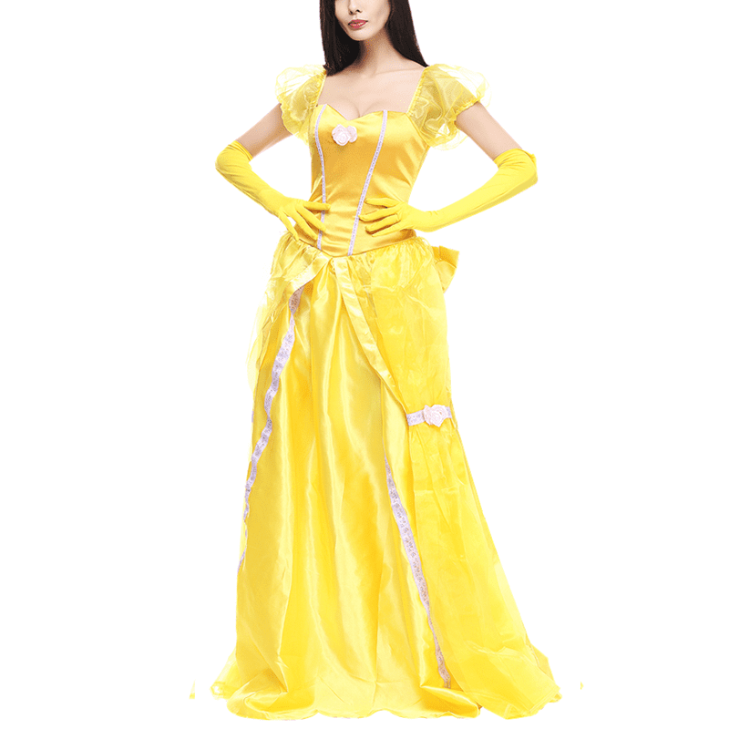 snow white formal dress