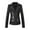 Black-07, variant on Womens Moto Biker Jackets Faux Leather Coat Floral Embroidered Zip Up Fall Outerwear Winter Clothing