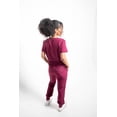 thumbnail image 2 of Piety  Burgundy Scrub sets, 2 of 3