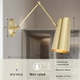 thumbnail image 2 of Elegant Articulating Mid-Century Modern Metal Sconce,Wall Lights for Living Room,Lounge Wall Lights,Wall Lights for Sitting Room, 2 of 8