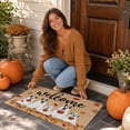 thumbnail image 4 of Fall Door Mat, Halloween Dog Coir-style Welcome Doormat, Durable PVC Backing, Indoor Outdoor Entrance Floor Mat, Easy to Clean (24x16 in) by XSAOP, 4 of 7