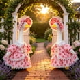 thumbnail image 3 of UALSRZL Porch Goose Outfits Set, 23in Summer Pink Porch Goose Outfit, Geese Outfits with Hat for Lawn Garden Patio Yard Decor, Multicolor, 3 of 8
